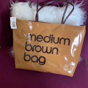 Bloomingdale’s  Medium Brown Tote Bag